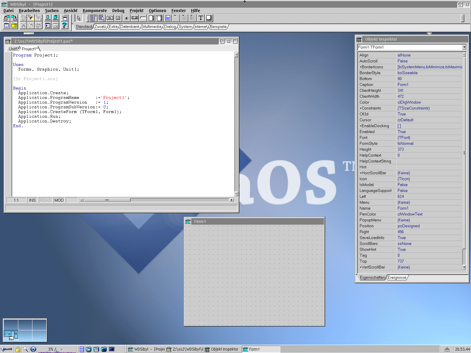OS/2, ArcaOS RAD Turbo Pascal